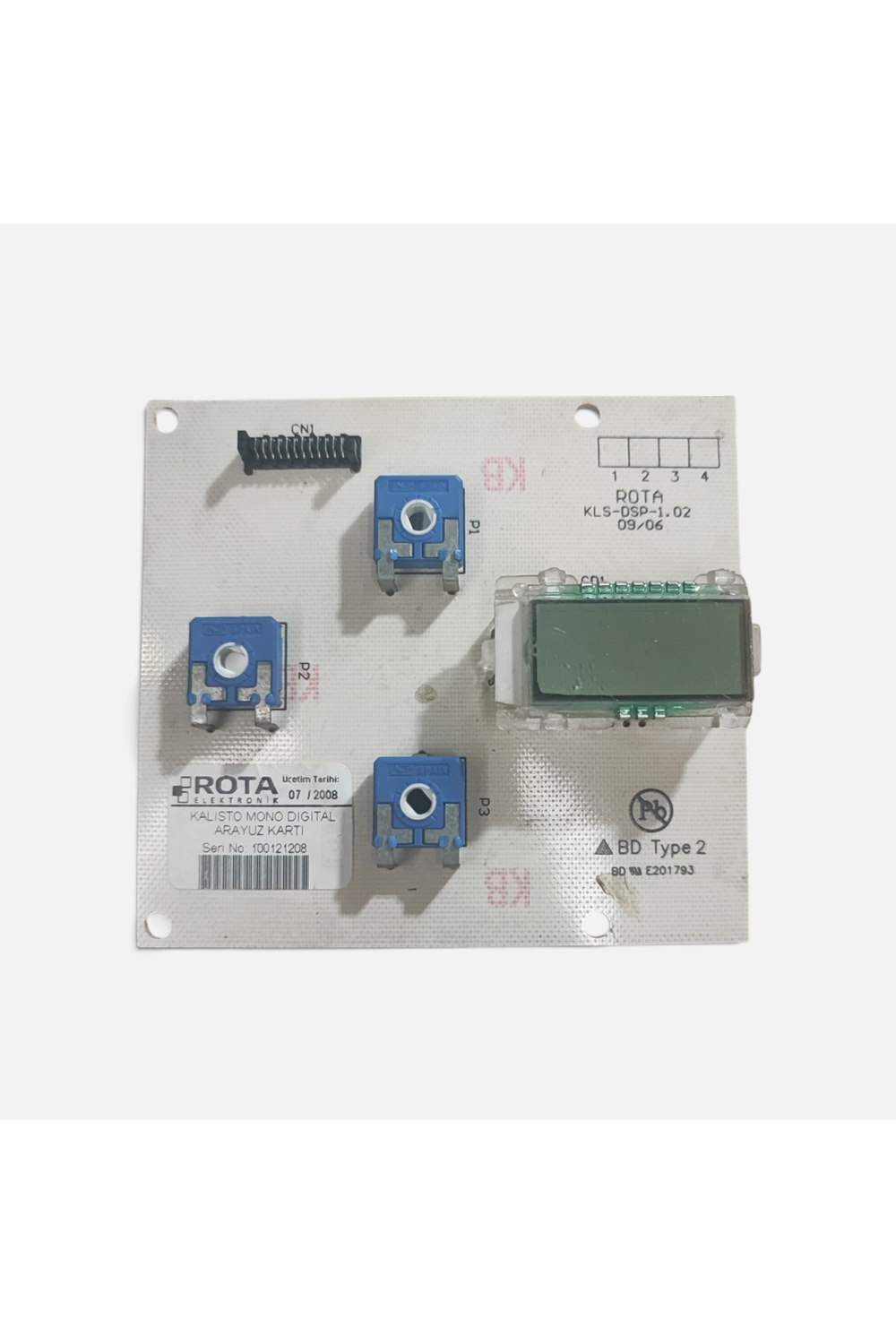 ELEKTRONİK EKRAN KARTI DEMİRDÖKÜM KALİSTO ÇIKMA ÜRÜN
